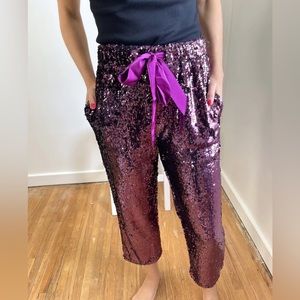 Sequined pants